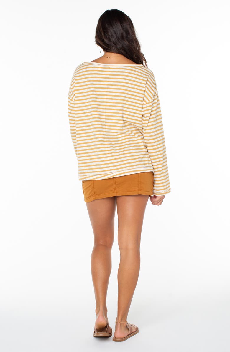 Roxy Good Vibes Stripe Top, Alternate, color,