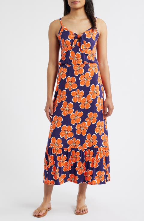 Tie Front Midi Dress