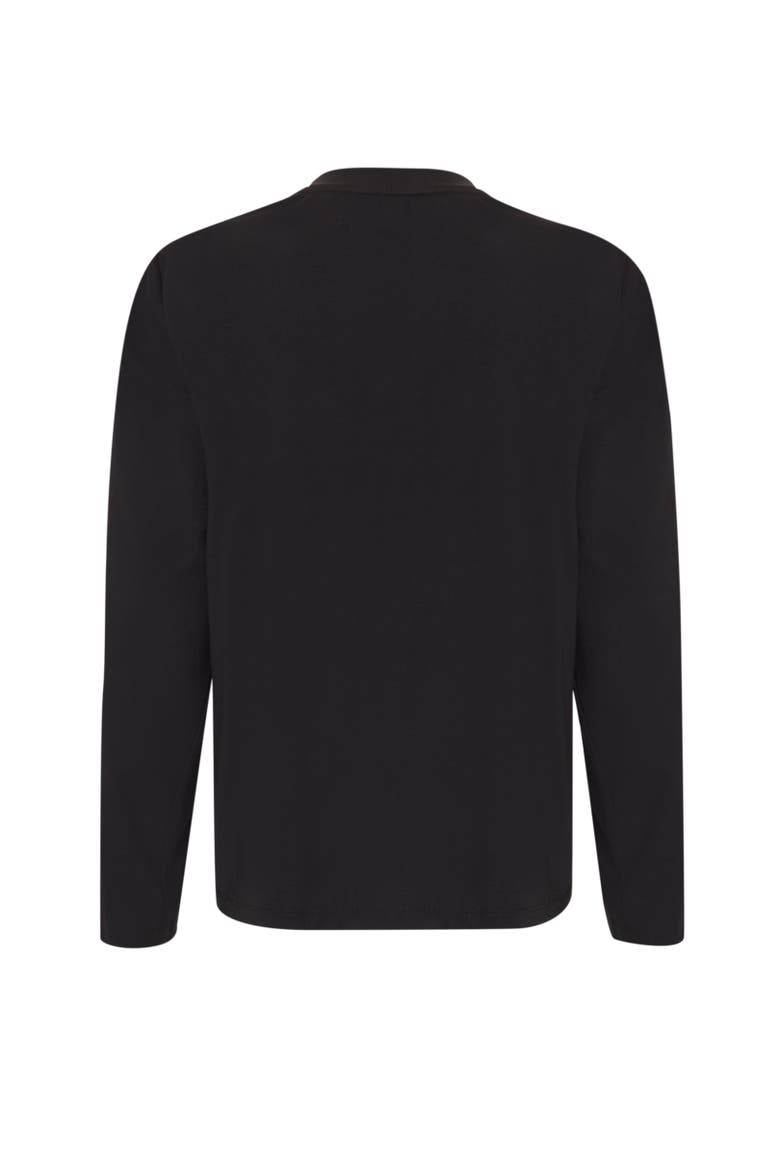 Carolyn Long Sleeve Blouse, Alternate, color, Black
