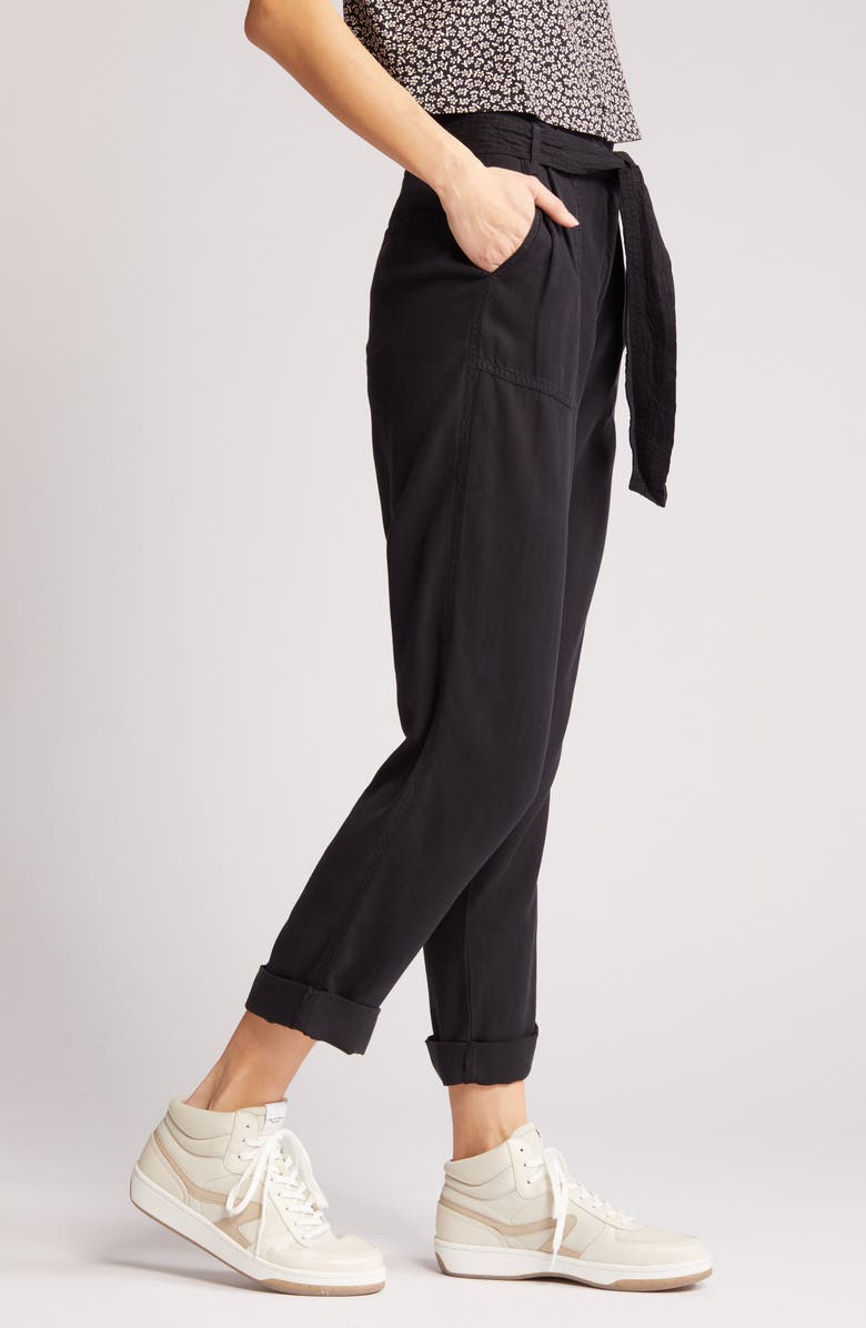 Treasure & Bond Paperbag Waist Pants, Alternate, color, 