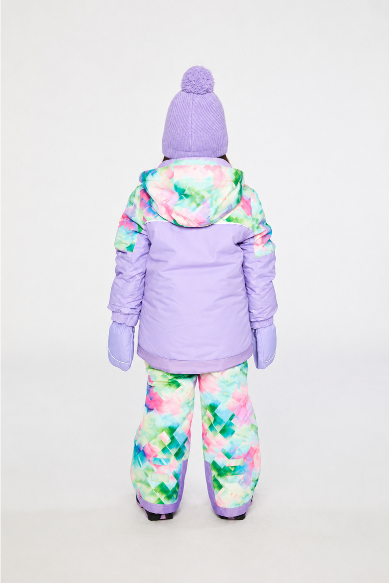 Play Diamond Jacket & Reinforced Pants Two Piece Snowsuit, Alternate, color, Multicolored with a Diamond