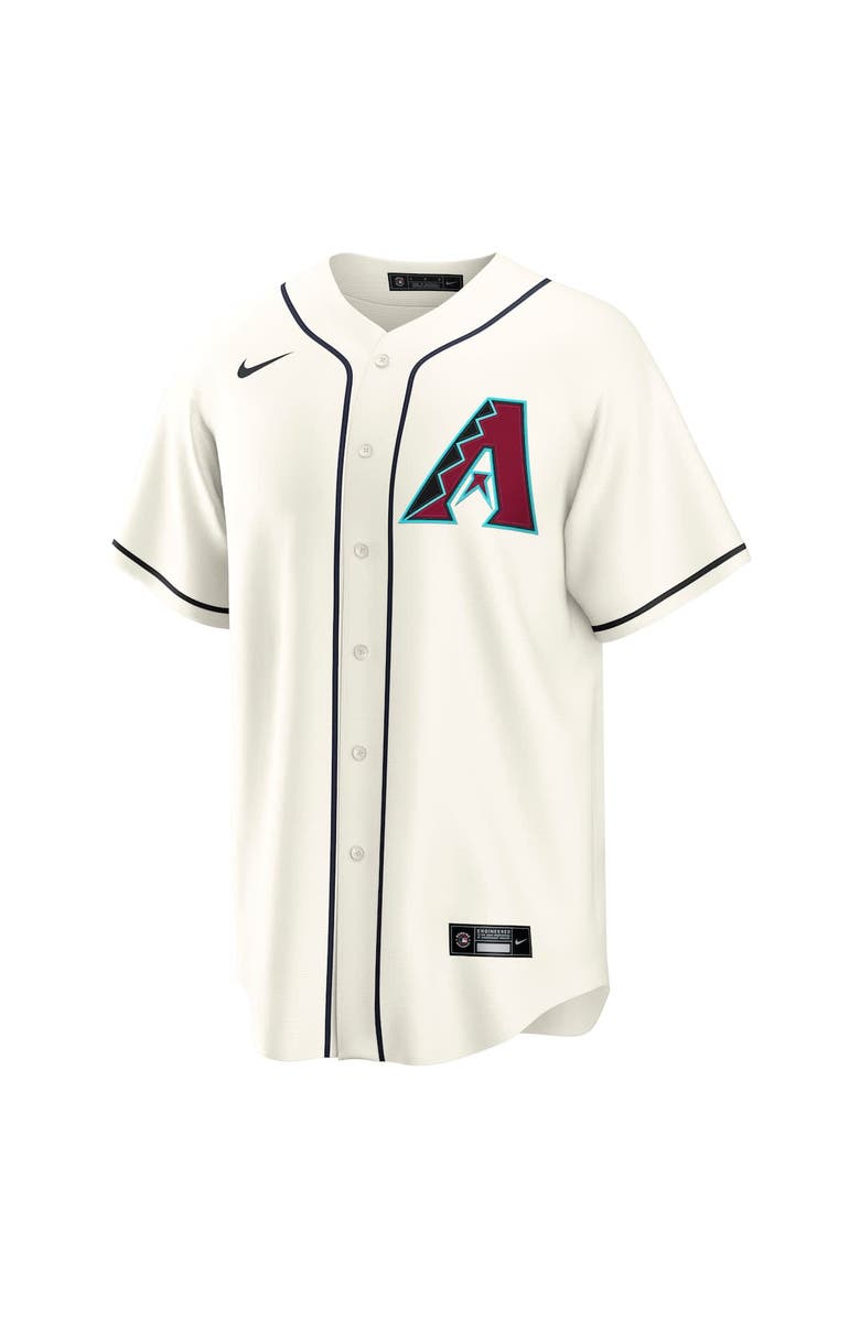 Nike Men's Nike Corbin Carroll Cream Arizona Diamondbacks Home Replica 2.0 Player Jersey, Alternate, color, Cream