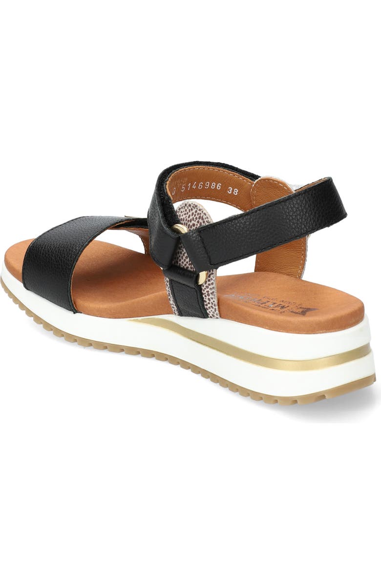 Mephisto Jeanie Ankle Strap Sandal, Alternate, color, Black