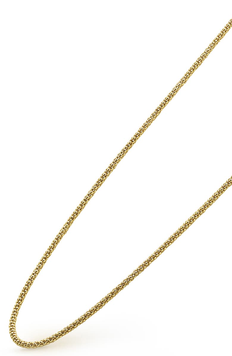 LAGOS 18K Gold Popcorn Caviar Chain Necklace, Alternate, color, Gold