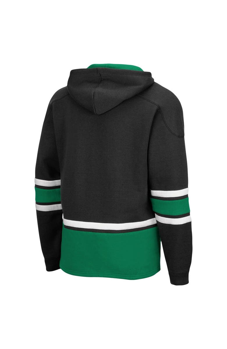 COLOSSEUM Men's Colosseum Black North Dakota Lace Up 3.0 Pullover Hoodie, Alternate, color,