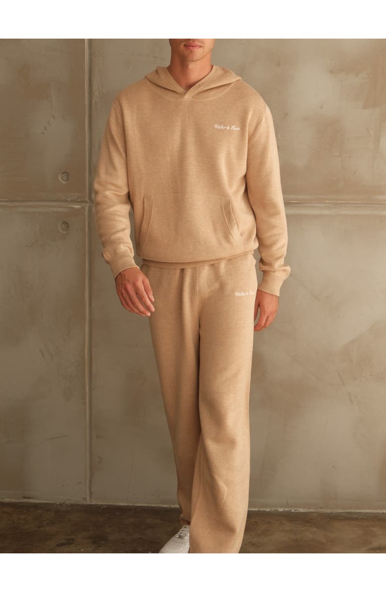 Walker & Hunt Merino Blend Knitted Sweatpants, Alternate, color, Mocha