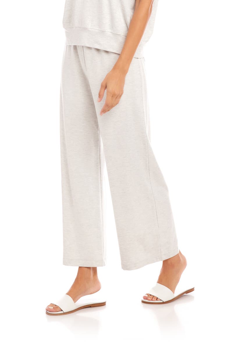 Karen Kane French Terry Crop Drawstring Pants, Alternate, color, 