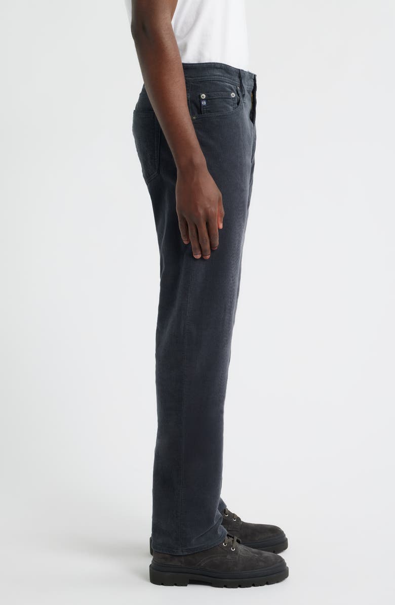 AG Protégé Corduroy Straight Leg Pants, Alternate, color, Grey Steel