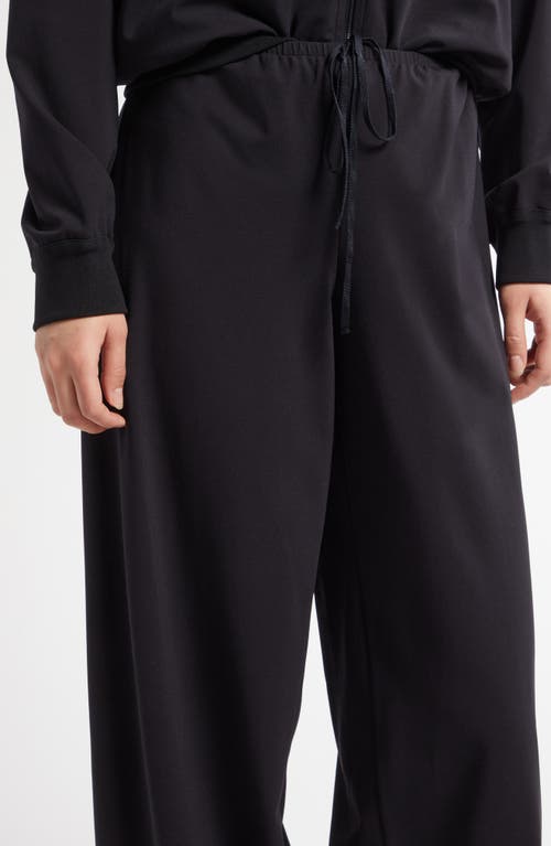 THE ROW THE ROW BARIEM STRETCH JERSEY STRAIGHT LEG PANTS 