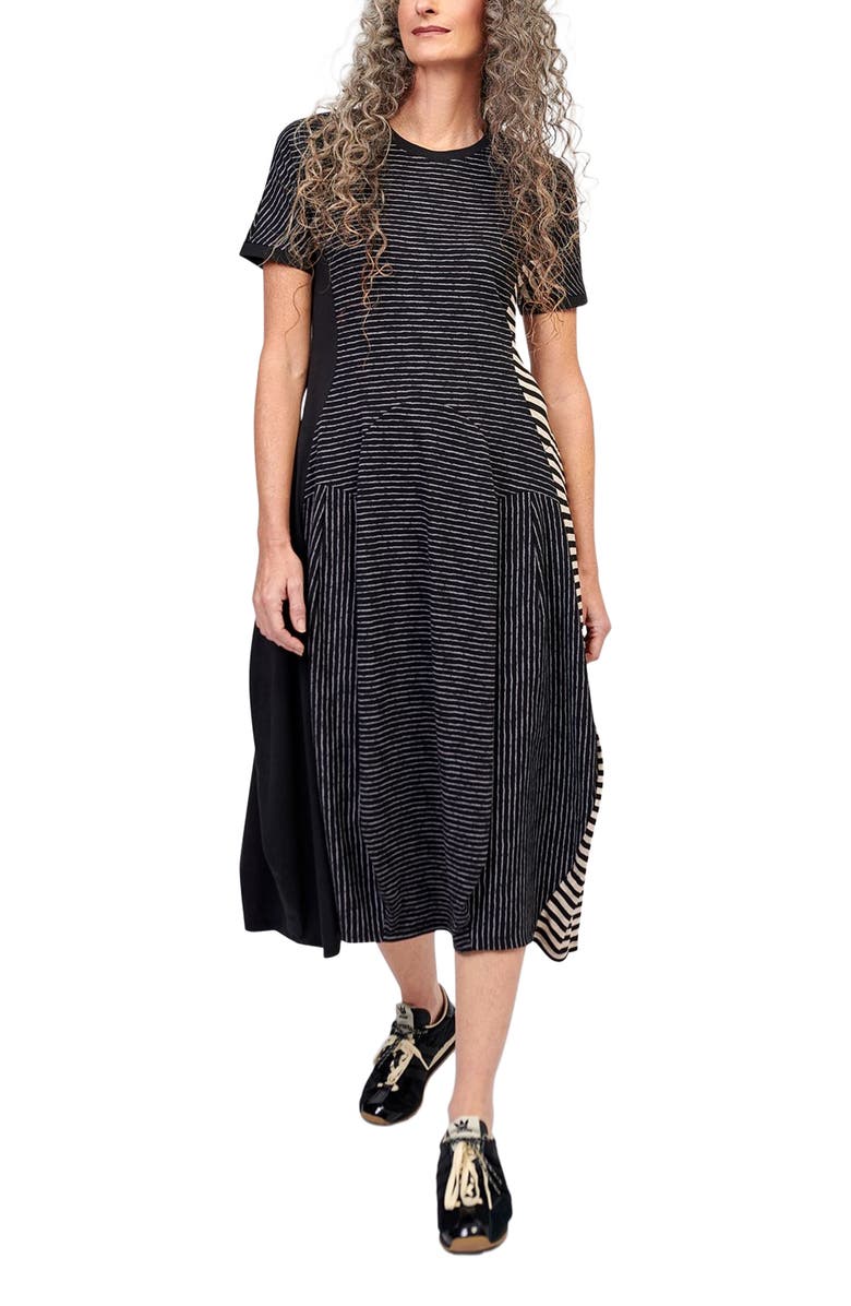 Alembika Jersey patchwork cocoon maxi, Main, color, 