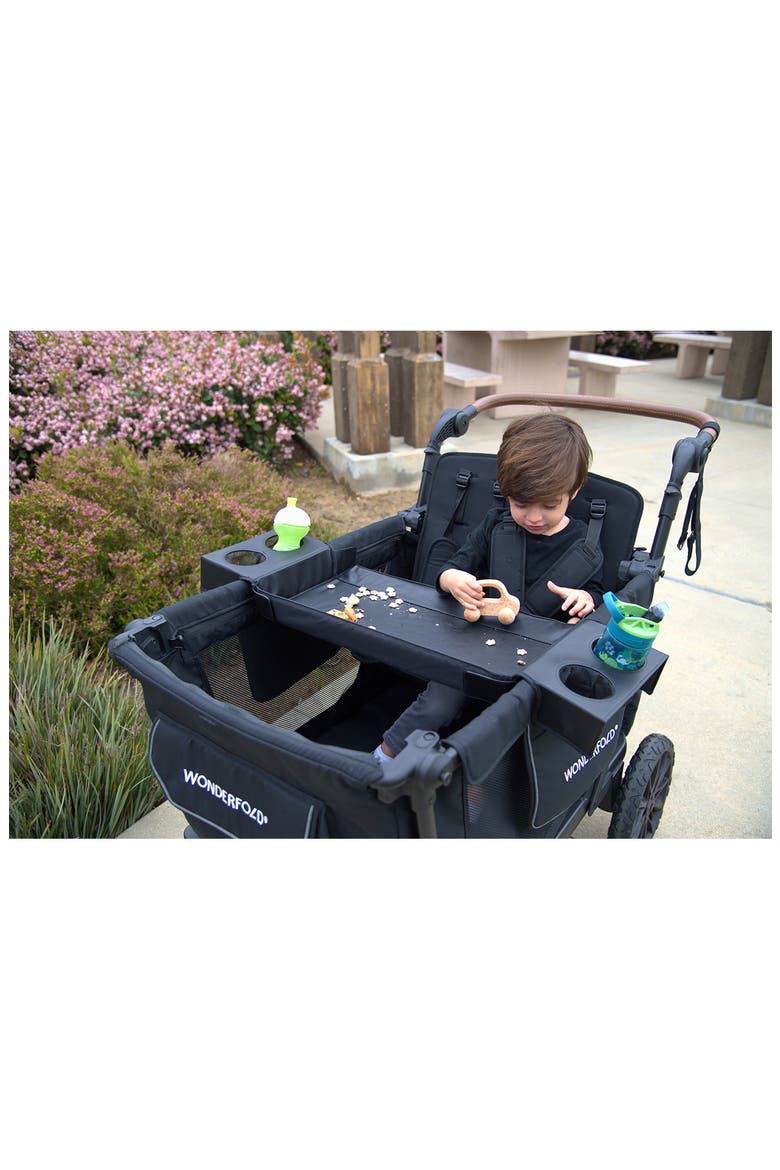 Flex Snack Tray for L2 Wagon, Alternate, color, BLACK