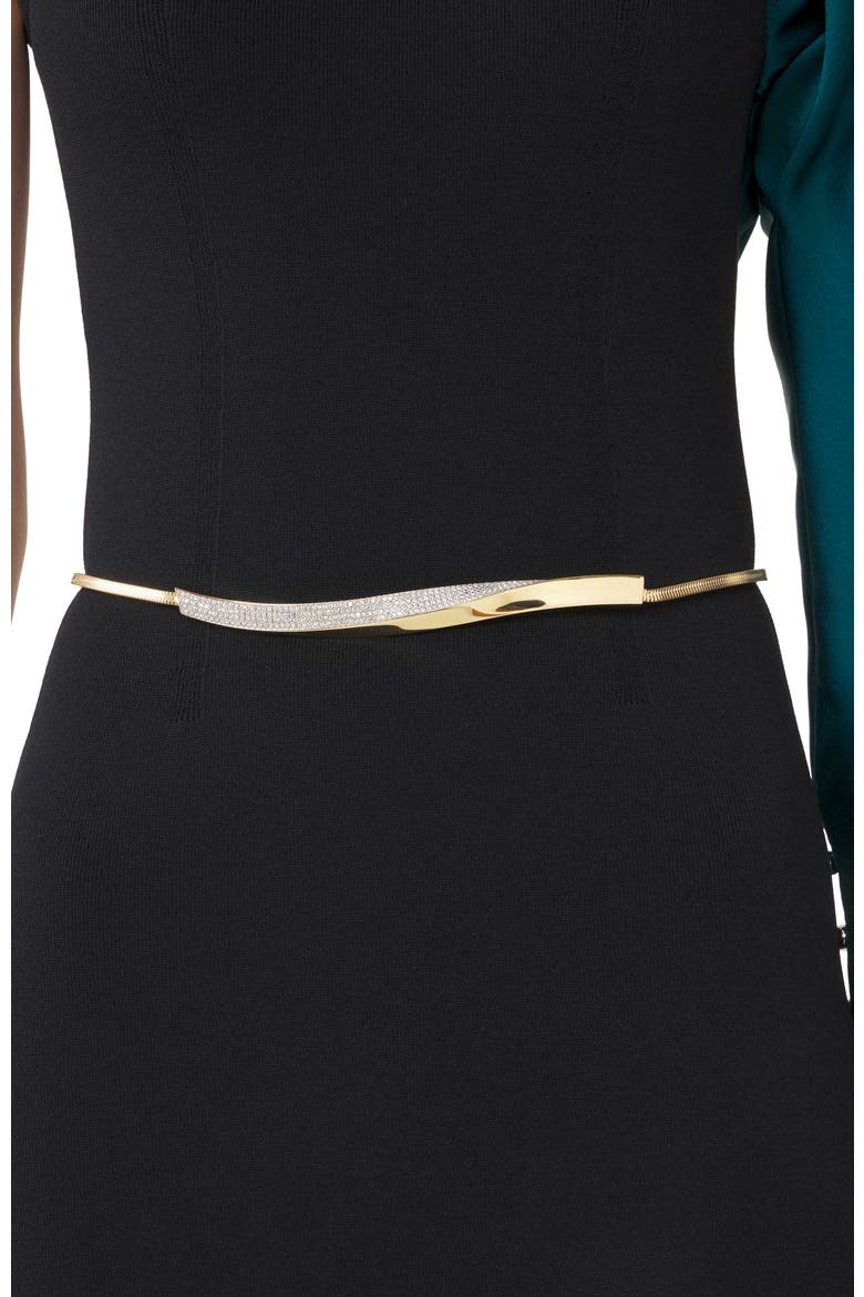 Twist Hip Belt, Alternate, color, Gold