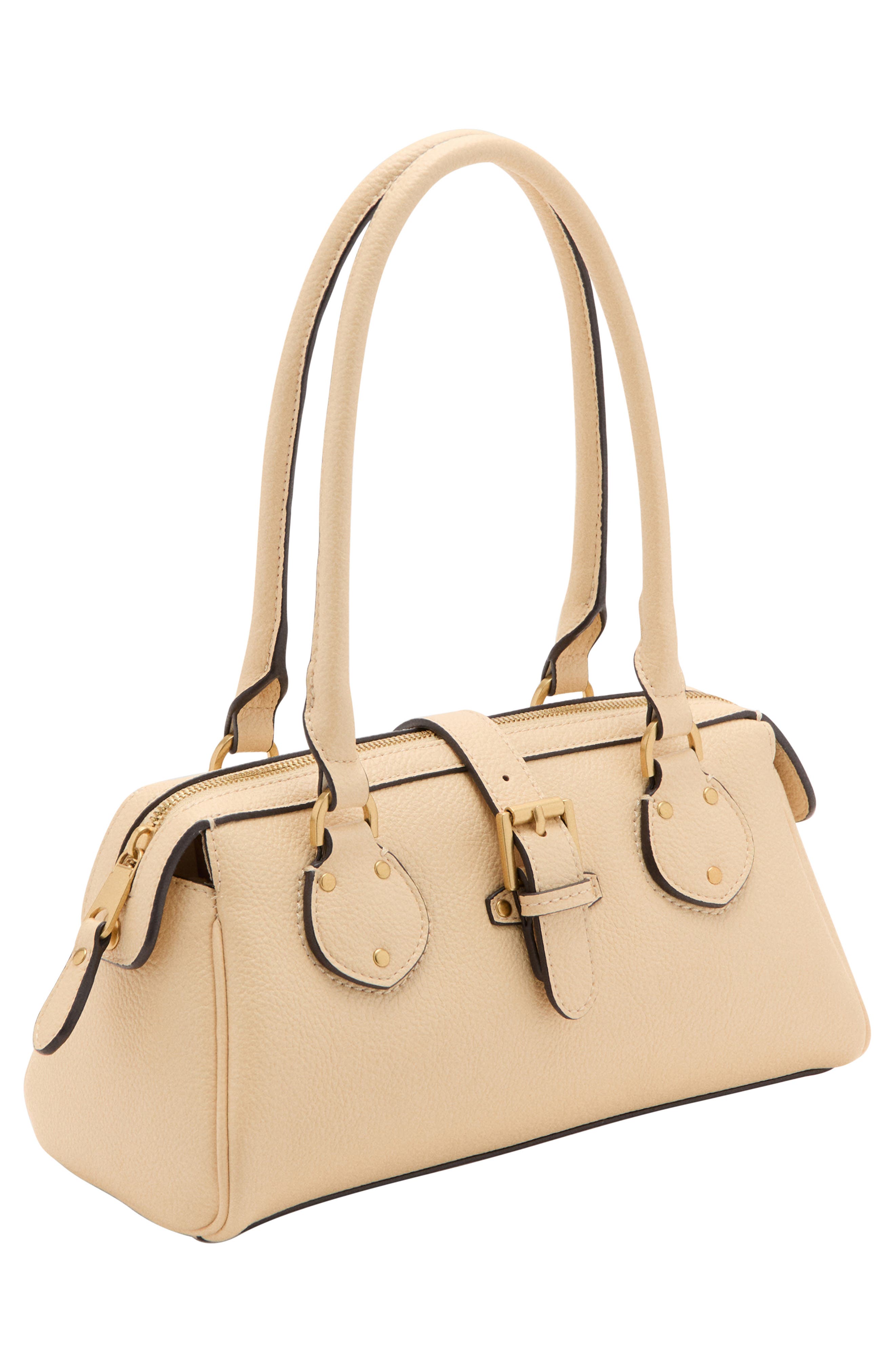 Balboa Faux Leather Shoulder Bag, Alternate, color, PASTEL YELLOW