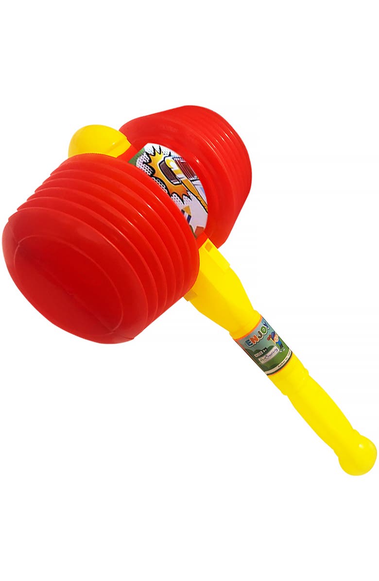 ArtCreativity Giant Squeaky Hammer 17 Inch Pounding Noise Toy, 3+, Main, color, Multicolored