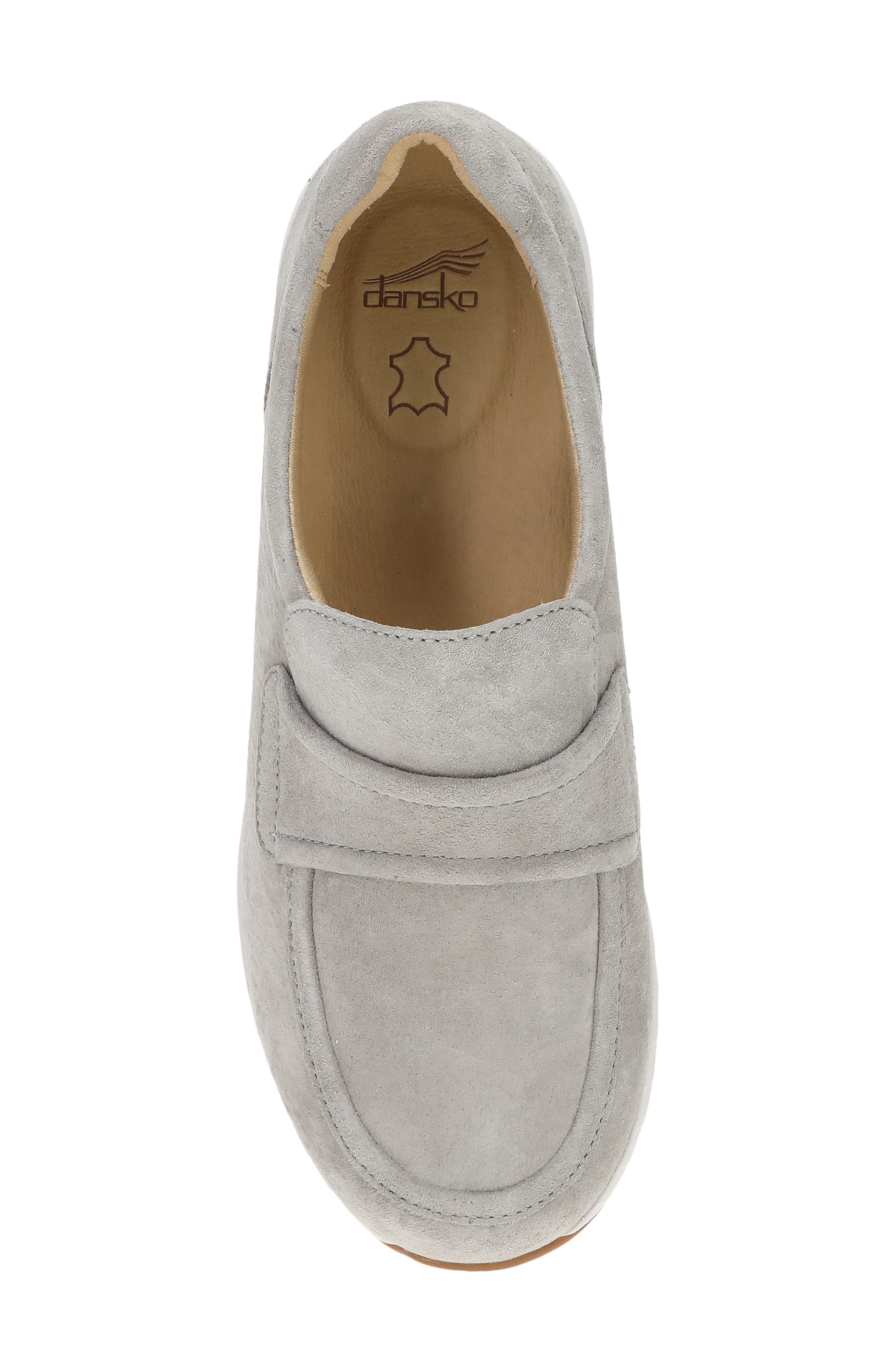 Clementine Slip-On Sneaker, Alternate, color, LIGHT GREY NUBUCK