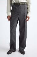 Bottega Veneta Pleated Shetland Wool Toile Trousers