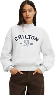 Cotton On Women's License Mock Neck Sweatshirt