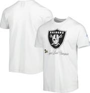 New Era Men's New Era White Las Vegas Raiders Historic Champs T-Shirt