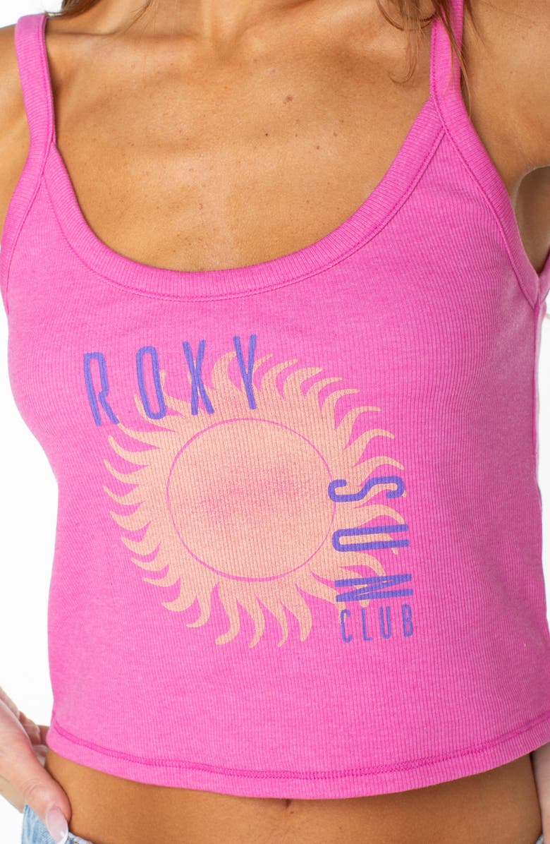 Roxy Sun Club Wanderer Tank, Alternate, color, Ibis Rose