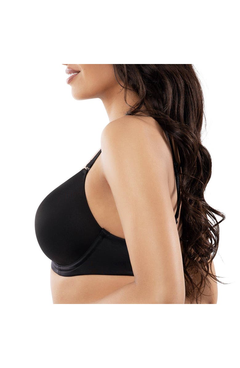 Parfait Elise T-Shirt Bra, Alternate, color, Black