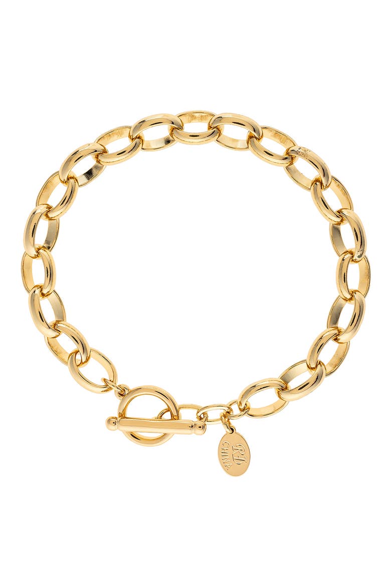 Polished Rolo Bracelet, Main, color, POLISHED