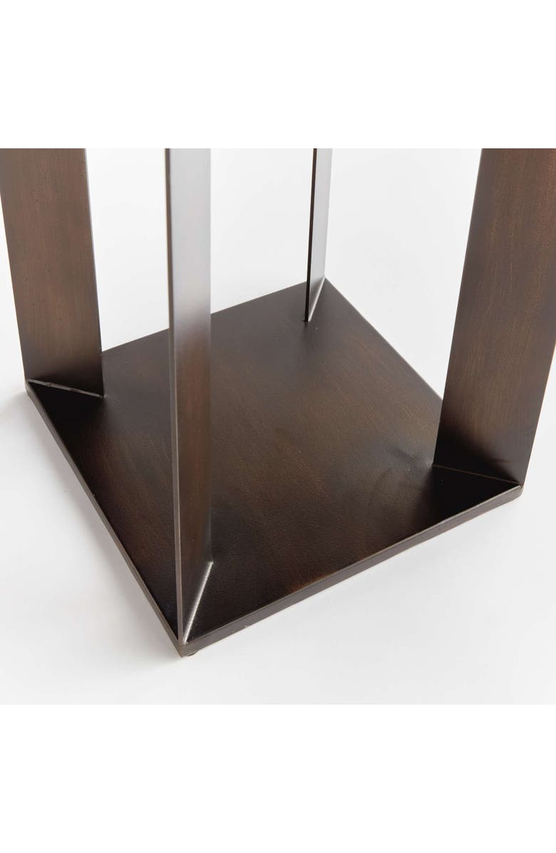 Napa Home & Garden Hanley Solar Led Lantern 18", Alternate, color, Brown