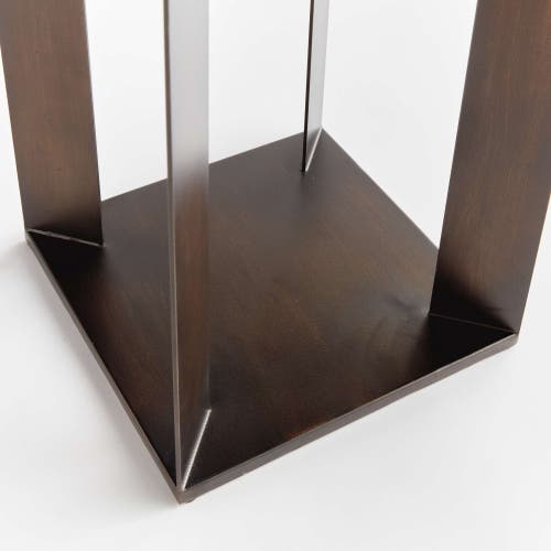 Napa Home & Garden Hanley Solar Led Lantern 18" In Brown