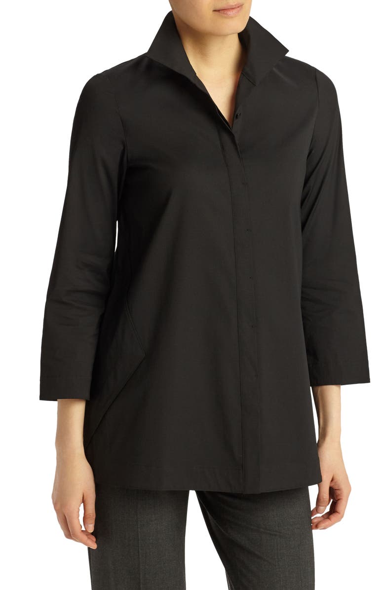 Lafayette 148 New York Marla Tunic Blouse, Main, color,