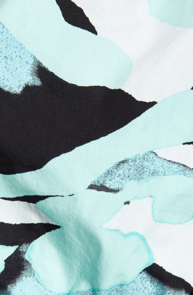 BP. Print Square Neck Ruffle Crop Top, Alternate, color, 