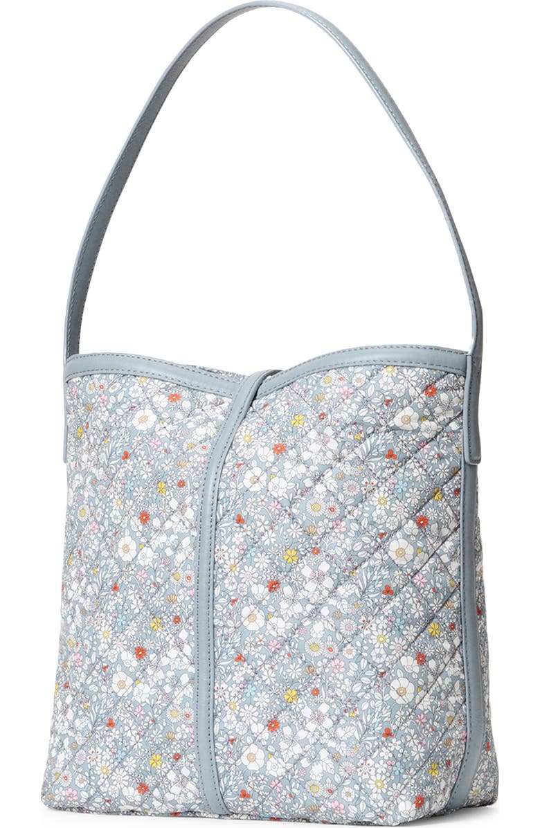 MZ Wallace Small Astor Floral Diamond Quilted Nylon Hobo, Alternate, color,