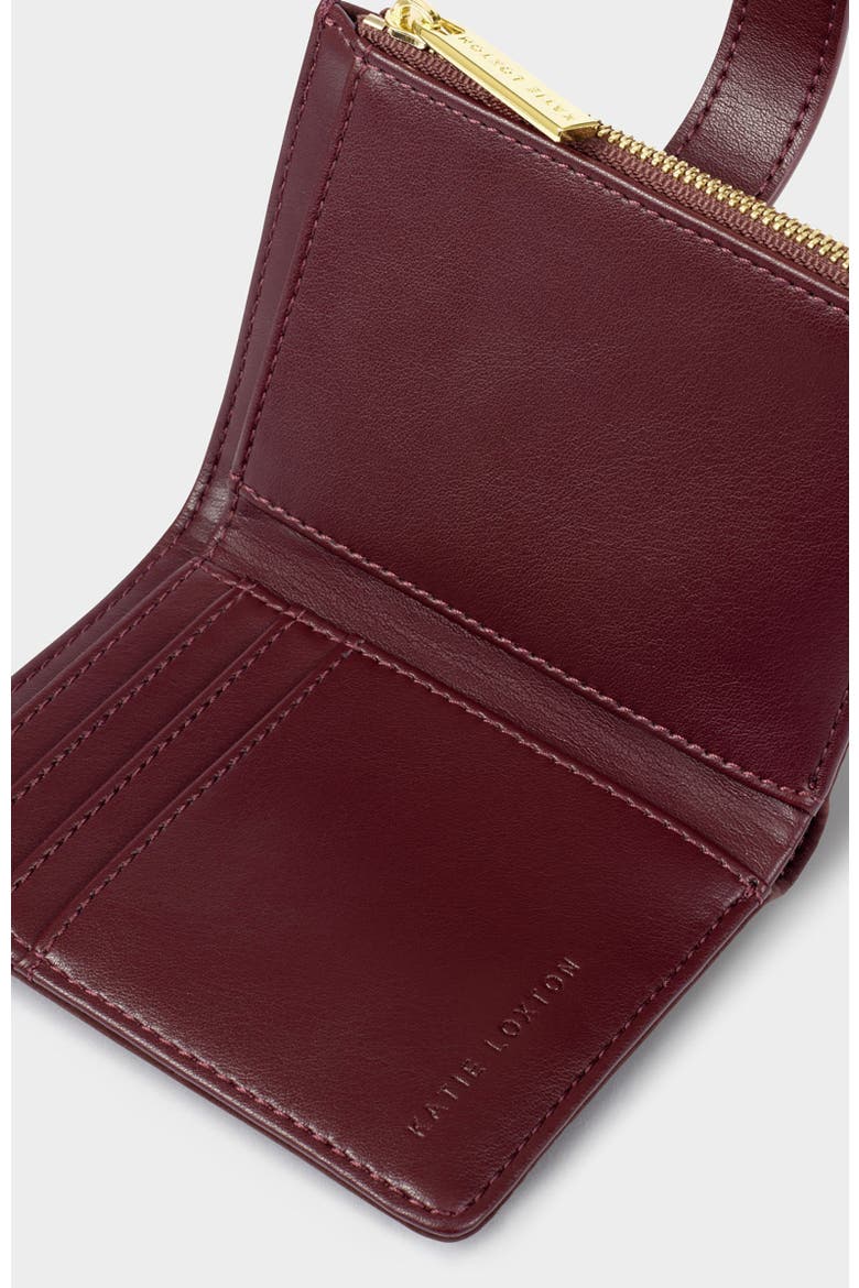 Orin Twist Lock Purse, Alternate, color, Cherry Suedette/Cherry