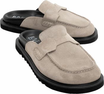 Laven Suede Leather Clogs