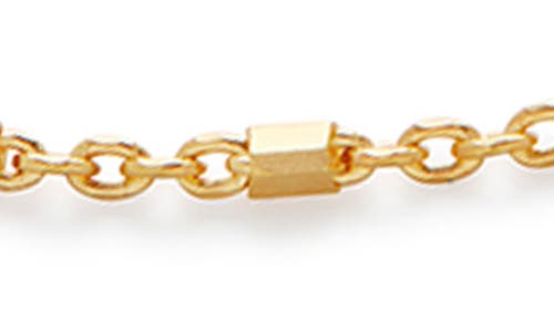 Monica Vinader Station Chain Bracelet In Gold