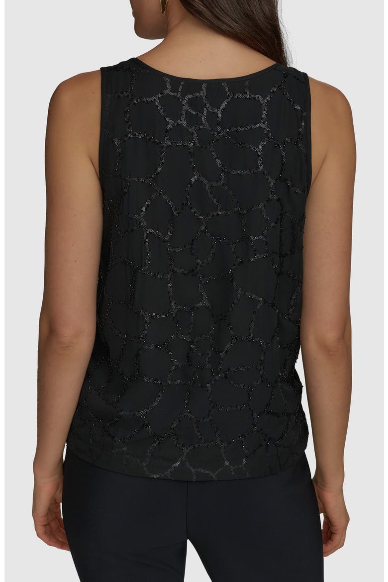 Sequin Tank, Alternate, color, BLACK