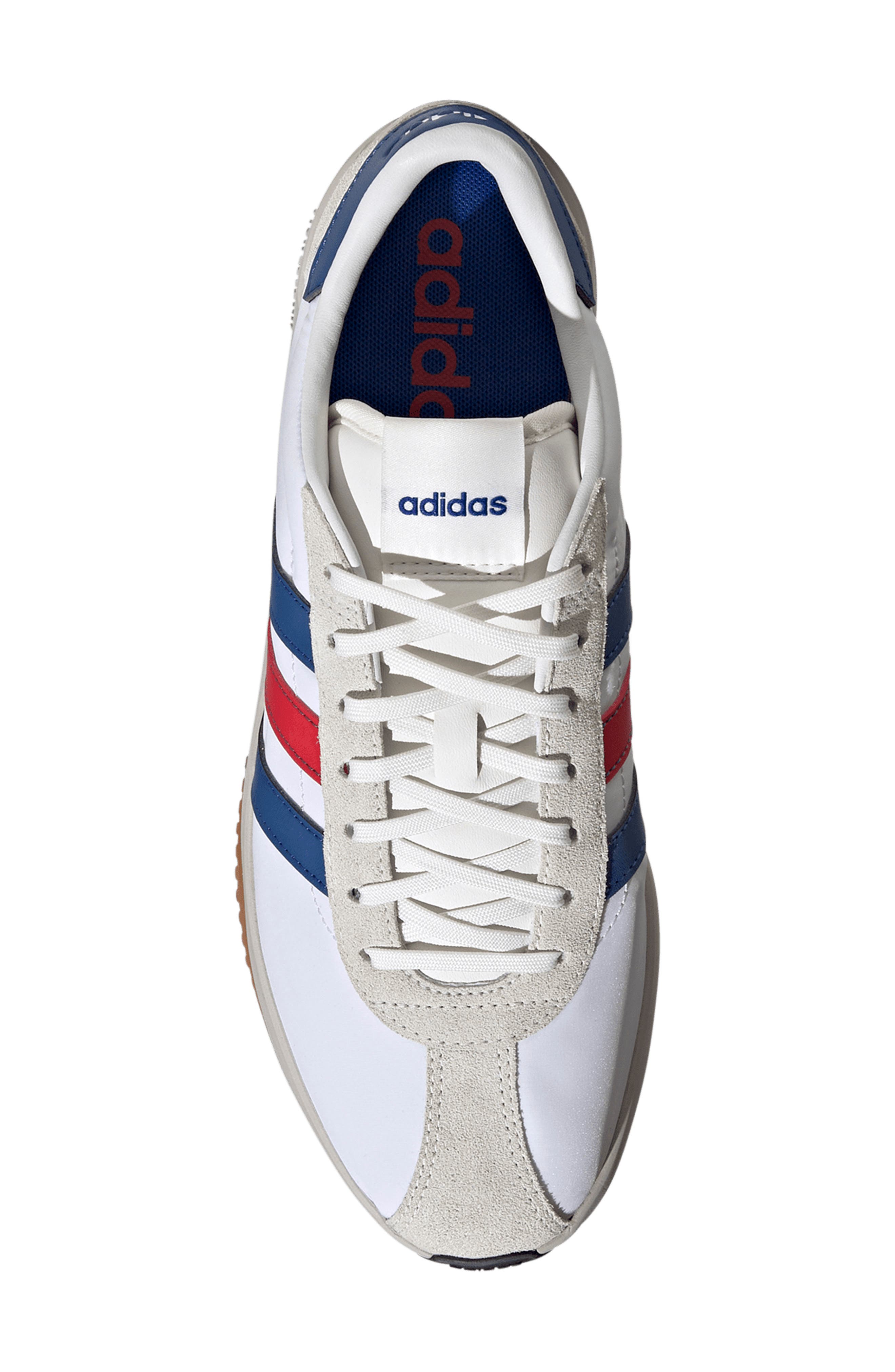 adidas Run 76/26 Sneaker, Alternate, color, White/ Royal Blue/ Scarlet