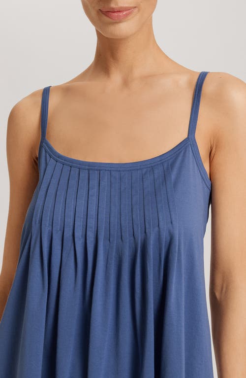 Hanro Juliet Babydoll Chemise In Blue
