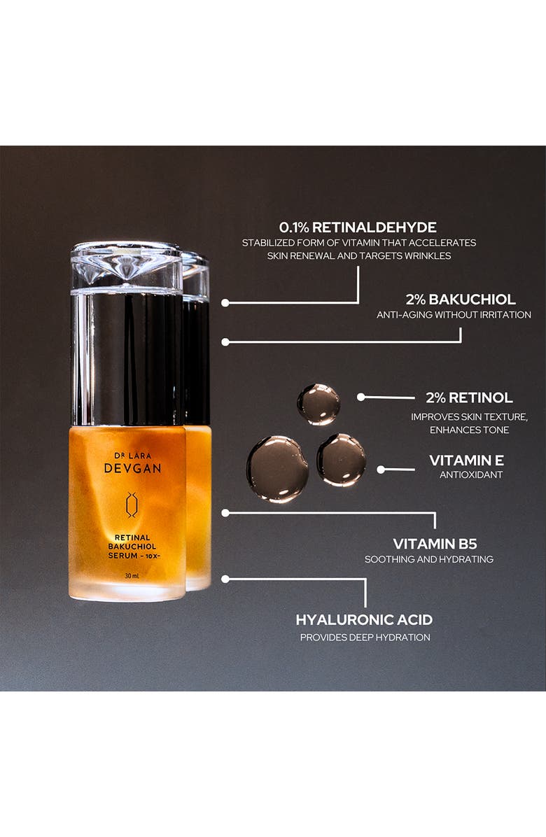 Dr. Lara Devgan Retinal Bakuchiol Serum 10X, Alternate, color, 