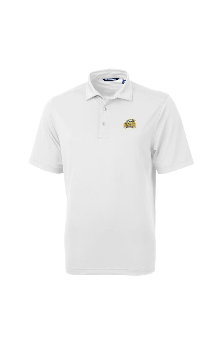 Cutter & Buck Men's Cutter & Buck White George Mason Patriots Big & Tall Virtue Eco Pique Recycled Polo, Main, color,
