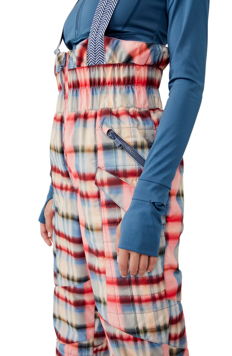 FP Movement by Free People All Prepped Print Bib Overalls, Alternate, color, 