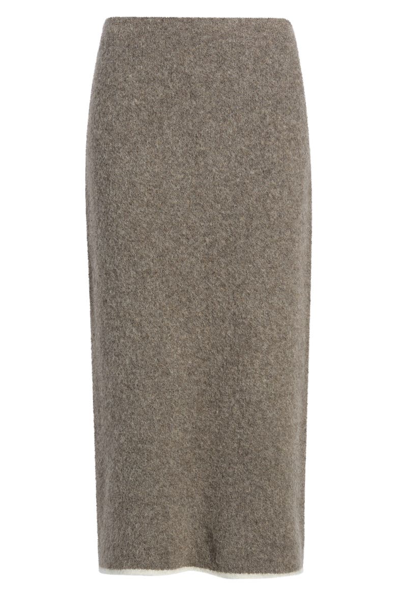 Brienne Midi Skirt, Alternate, color, MOCHA