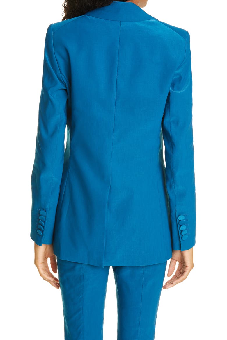Long & Lean Dickey Jacket, Alternate, color, CERULEAN