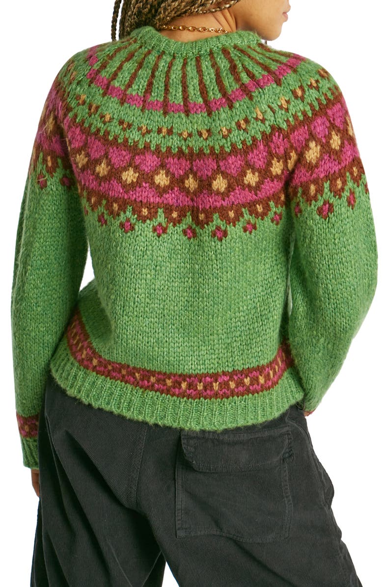 BDG Urban Outfitters Fair Isle Chunky Sweater, Alternate, color, 