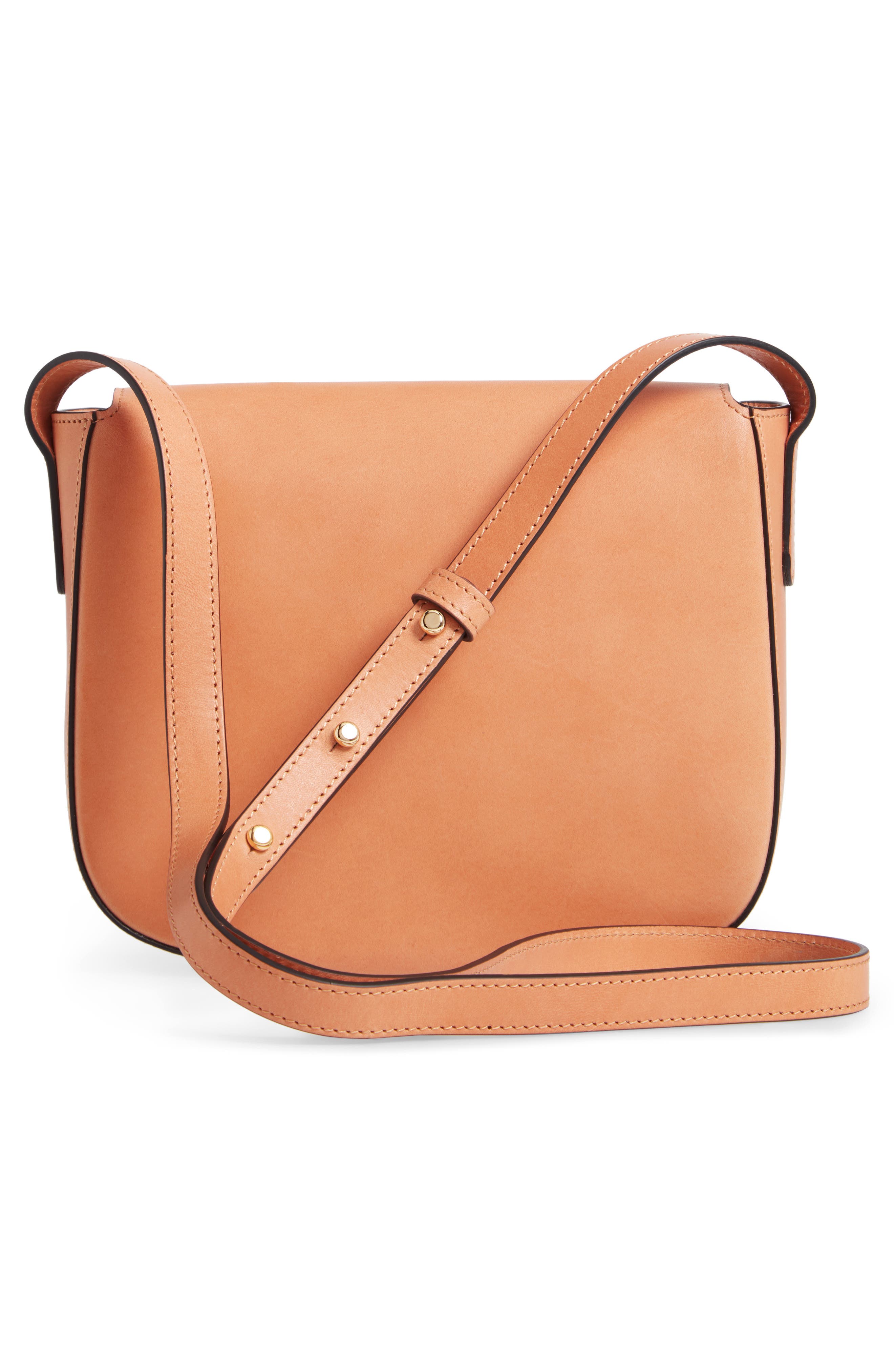 Mansur Gavriel Leather Crossbody Bag, Alternate, color, 