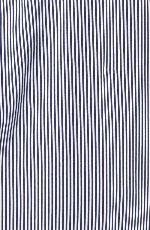 Ralph Lauren Lauren Knit Jersey Sleep Shirt In Windsor Navy/white Stripe