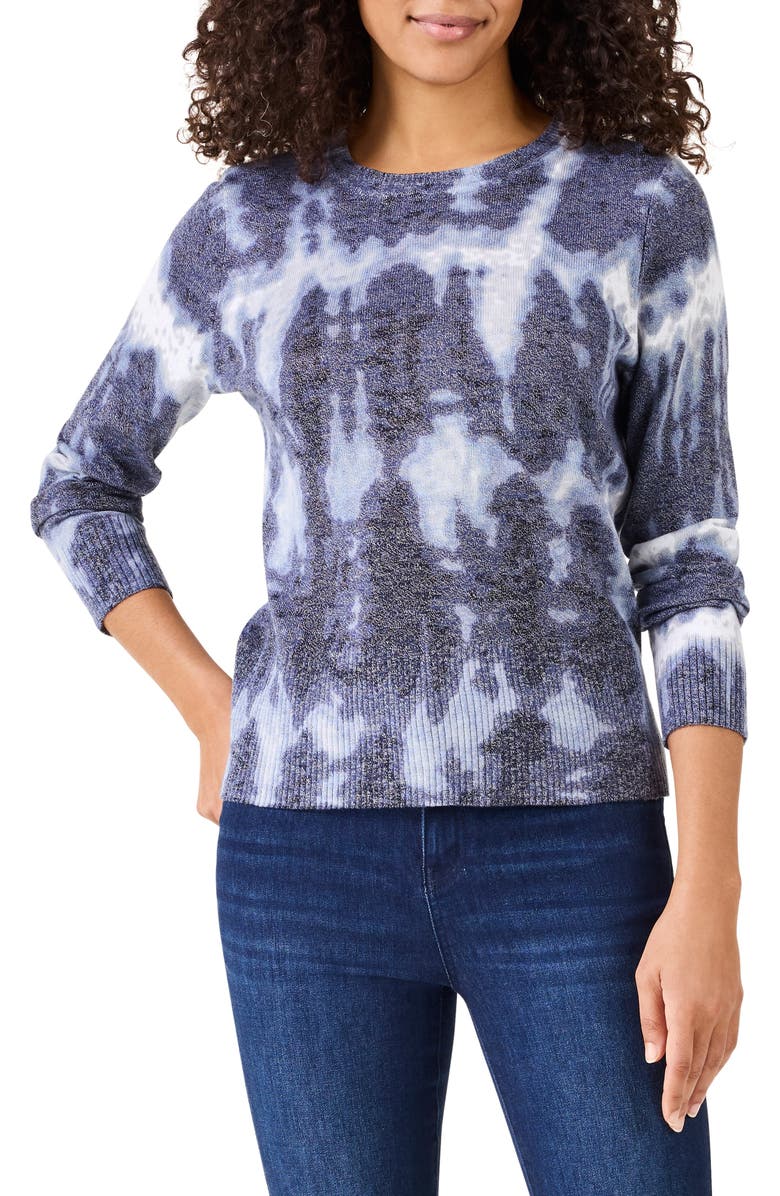 NIC+ZOE Supersoft Shibori Sweater, Main, color, 