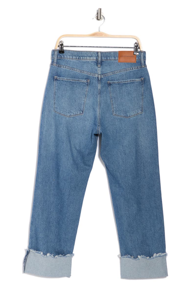 '90s High Waist Crop Loose Fit Jeans, Alternate, color, BOARDWALK CUT