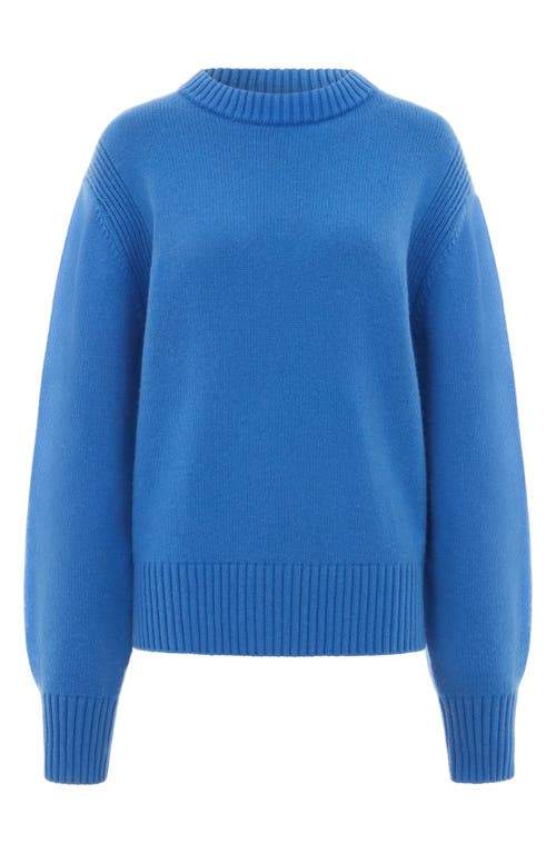 Aligne Dion Mock Neck Sweater In Blue