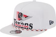 New Era Men's New Era White Houston Texans Collide Golfer Snapback Hat