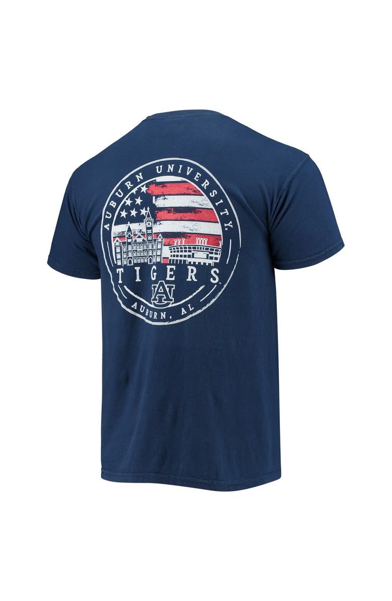 IMAGE ONE Men's Navy Auburn Tigers Campus Americana T-Shirt, Alternate, color,