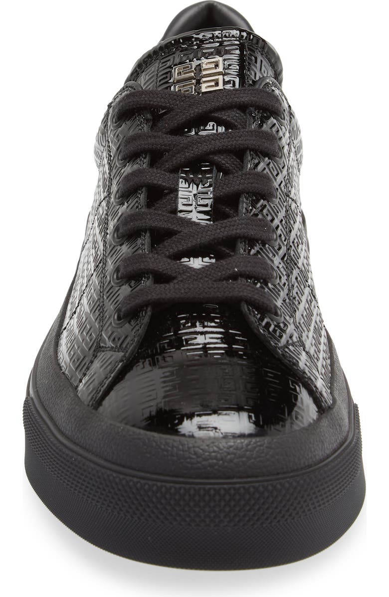 Givenchy City Sport 4G Debosssed Leather Sneaker, Alternate, color,